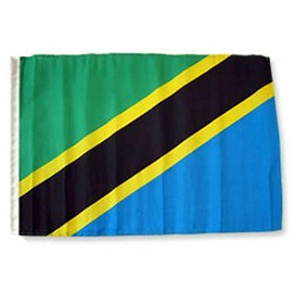 "Flags & Signs" 12x18 12"x18" Tanzania Flag Car Garden a-1-3376