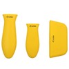 Silicone Hot Handle Holders 3-Pack Mix (Yellow)