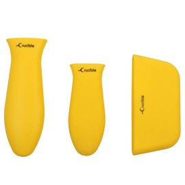 Silicone Hot Handle Holders 3-Pack Mix (Yellow)
