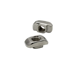 Stainless Steel Hammer Nut Slot Nut M6 Slot 8 for Aluminium Profile Pack of 30 - Pack of 100