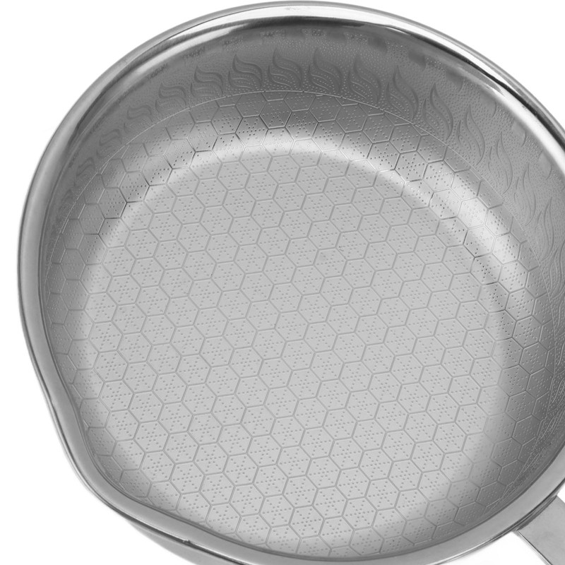 Stainless Steel Frying Pans Honeycomb Non Stick Stainless Steel Omelette