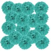 PATIKIL 4" Tissue Pom Poms Flowers, 20 Pack Paper Flower