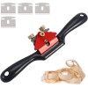 9'' Adjustable SpokeShave w/ 4 Blades – Woodworking Hand Plane