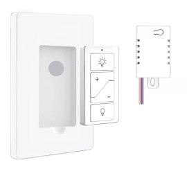 Unbranded Smart Wireless Dimmer Switch and Receiver Kit, NO Wiring, Work With Alexa