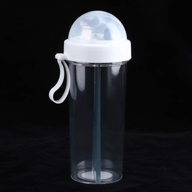 Qiilu - Botella de agua de 600 ml, innovadora botella