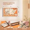 National Park Map Tracker, US National Parks Map, Wooden National