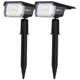 LEREKAM Solar Spot Lights Outdoor, IP65 Waterproof 40 LEDs Solar Landscape Spotlights...