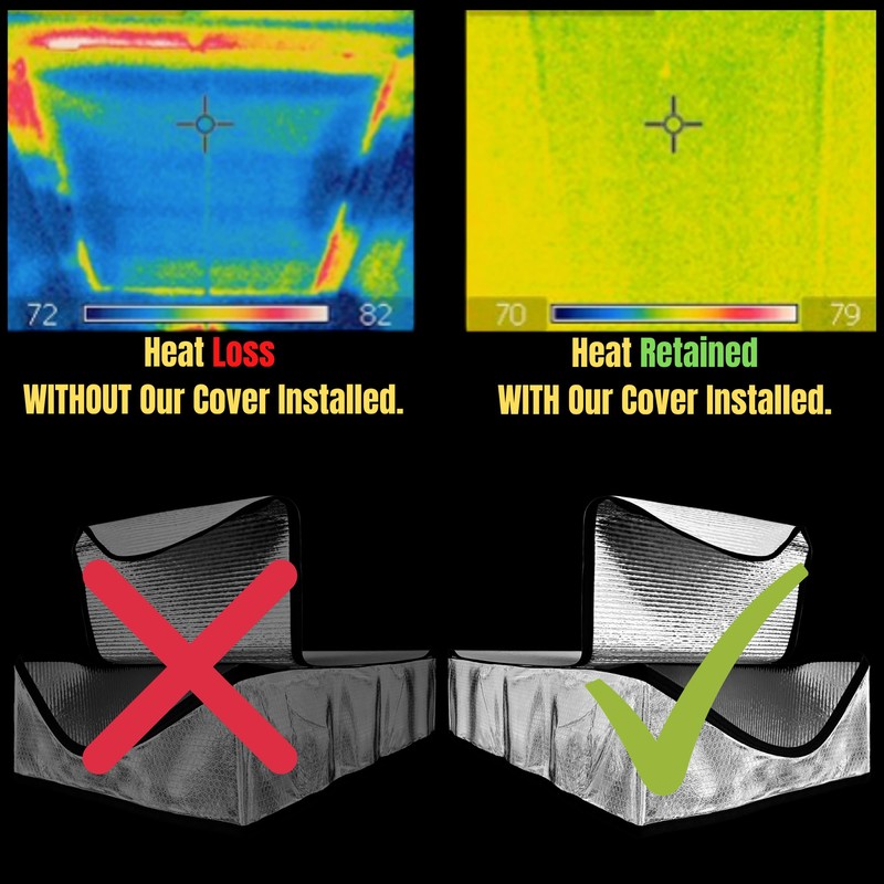 Energy Wise Premium Attic Door Insulation Cover, 25″x54″x11″, Extra Thick