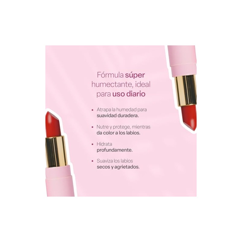 TEIA COSMETICOS Labial en Barra Hidratante con Ingredientes naturales -