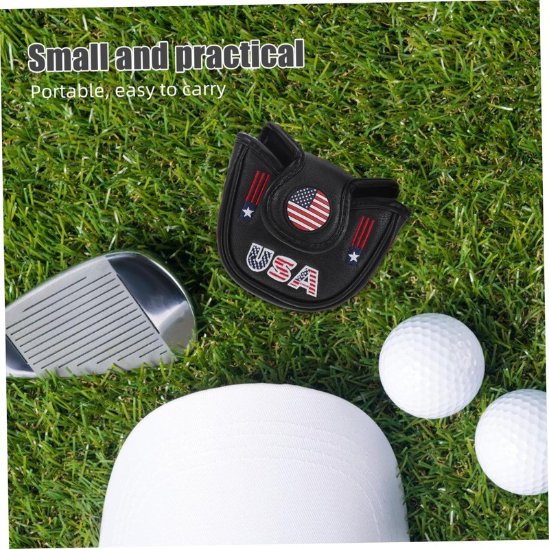 WOONEKY Stylish PU Mallet Headcovers for Secure Protection of Golf