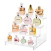 4 Tier Acrylic trapezoidal Display Stand, Clear Acrylic Display Shelf,Object