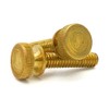 Knurled Head Thumb Screws - Solid Brass Machine Screws -