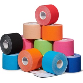 Gladiator Sports Sports Kinesiotape (12 Rolls)
