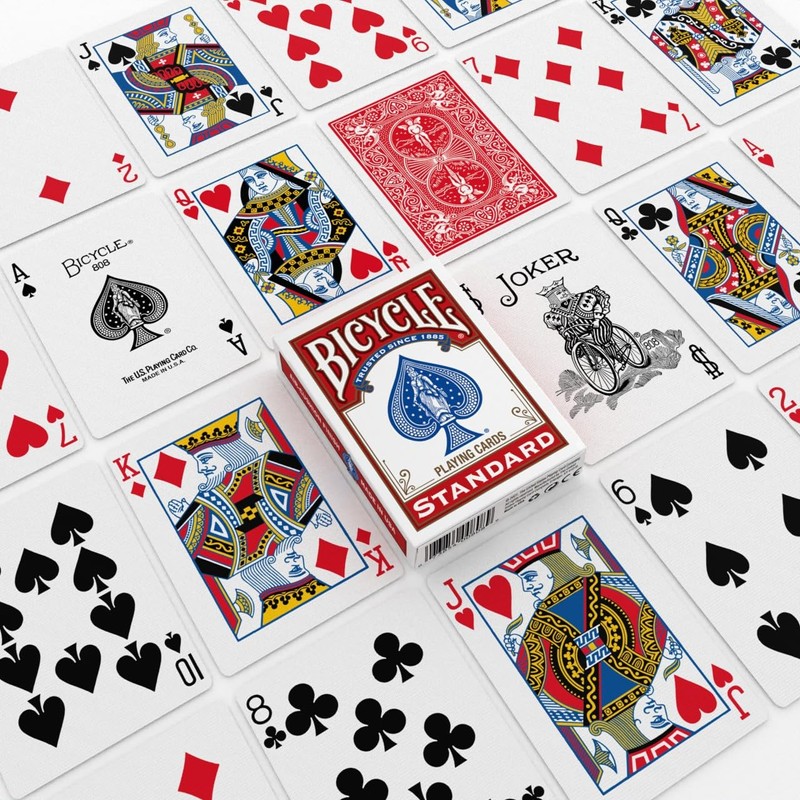 Bicycle Standard Rider Back Playing Cards, Poker Size, 12 Pack,