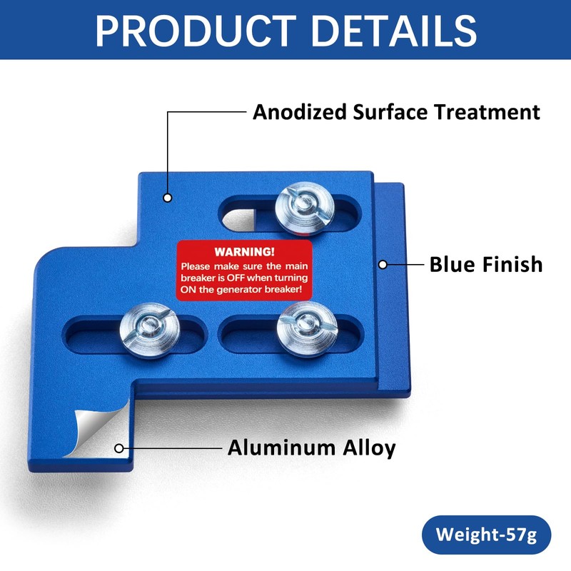 LATING Generator Interlock for Square D QO or Homeline 100