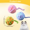 Generisch Cat Toy, Pack of 3 Cat Toy Balls with