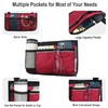 Wheelchair Side Organizer Storage Bag Armrest Pouch with Cup Holder