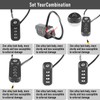 SISAV 4-Digit Combination Padlock with 24 inch(60cm) Cable Suitable for