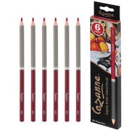 Creative Mark Cezanne Premium Colored Pencils Rose Red 6 Pack - Highly-Pigmented Drawing Pencils - Coloring Pencils for Drawing, Blending, Coloring, and More