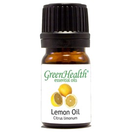Lemon – 1/6 fl oz (5 ml) Glass Bottle – 100% Pure Essential Oil - GreenHealth