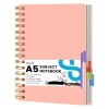 Koogel Notebook with DividersA5 Spiral Notebook with Tabs Journals for