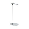 Gatco 1331C Modern Rectangle Base Freestanding Toilet Paper Holder 22.25"
