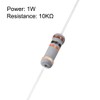uxcell 100Pcs 10K Ohm Resistor, 1W 5% Tolerance Carbon Film