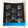 S.T. Dupont Blue Lighter Flints Pack of 8 For D-Light