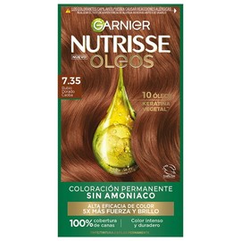 Tinte para cabello Nutrisse Oleos sin amoniaco 7.35 rubio dorado