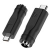 Artilits DC Adapter 2.1mmx 5.5mm to USB C Female, 5.5x2.1mm