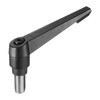 sourcing map Adjustable Clamping Lever Handle M16 x 30mm Metric