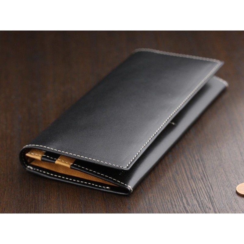[ABIES] Made in Japan, Tochigi Leather, Cowhide, Genuine Leather, Long