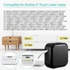 NineLeaf 1 Pack Compatible Label Tape Replacement for Brother TZe