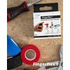 Fingerflex Blau, 2,5 cm x 4,5 m gedehnt, selbsthaftende Pflaster
