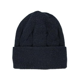 WITHMOONS Ribbed Knit Beanie Hat Classic Plain Warm Acrylic Winter Ski Cap YZ50262 (Black)