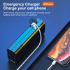 Flat Flashlights 10000LM USB Rechargeable IPX4 Protection 4200mAh with Pocket
