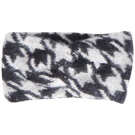 PIECES PCPYRON STRAIGHT HEADBAND BOX BC, Black/pattern: checks-cloud dancer