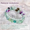 Farfume Chakra Bracelet, Real Stones Gemstone Bracelet for Women, Stone,