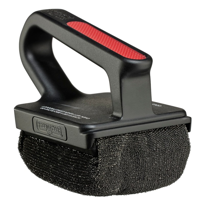 Chef Master Bristle Free Grill Brush Powered by ScrubDaddy, Steam