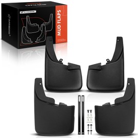 A-Premium Set of 4PCS Mud Flaps Splash Guards Mudguards Mudflaps with Hardware Kits Compatible with Ford F-250 F-350 F-450 F-550 Super Duty, 2011-2016, Pickup, (W/Fender Flares), Front and Rear