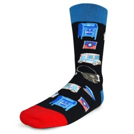 Funny Mail Carrier Socks Thank You Gifts Appreciation Birthday Christmas Retirement Present for Postal Worker Postman