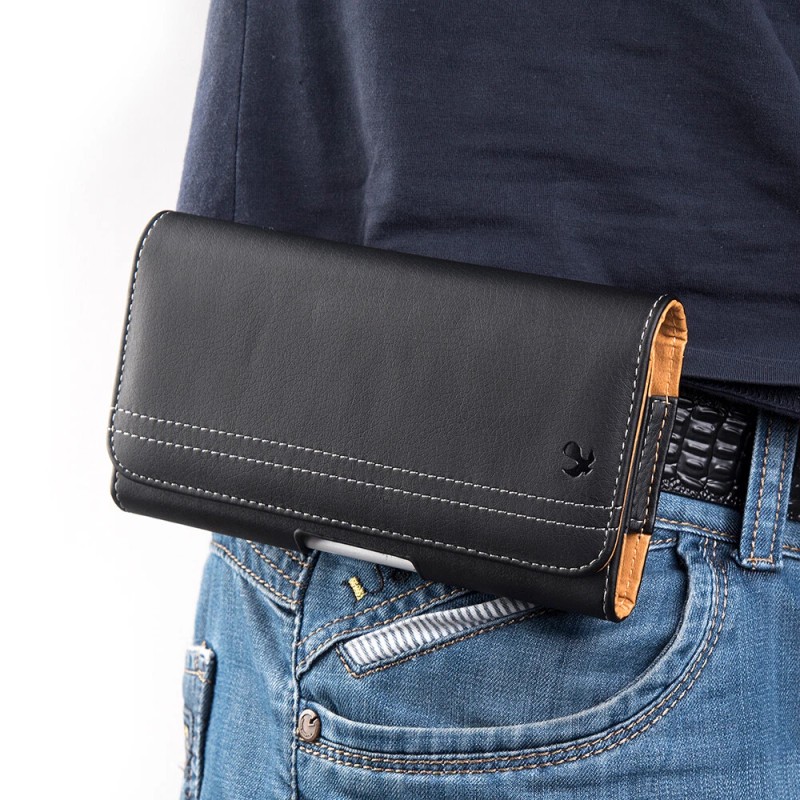 Luxmo UNIVERSAL POUCH Fits (7" x 3.5") - Black PU