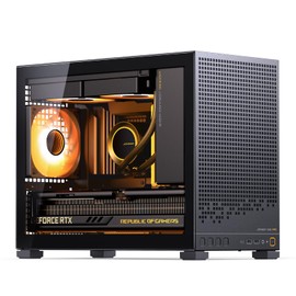 JONSBO D32 PRO Micro-ATX PC Case,High Compatibility Mini Desktop Case,A/B Mode for MB, Support MATX Back-Connect/BTF MB,365mm GPU/240AIO/163mm Air Cooler,ATX/SFX-L/SFX PSU, USB3.2 PC Gaming Case,Black