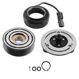 maXpeedingrods AC Compressor Clutch Kit Pulley Bearing Coil for Dodge Ram 2500 3500 5.9L 6.7L 2006-2009, for Dodge Ram 4500 5500 6.7L 2008-2009, 8 Groove Pulley, A/C Clutch