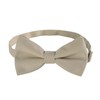WELROG Classic Tied Bow Tie Kids & Men'Formal Solid Tuxedo