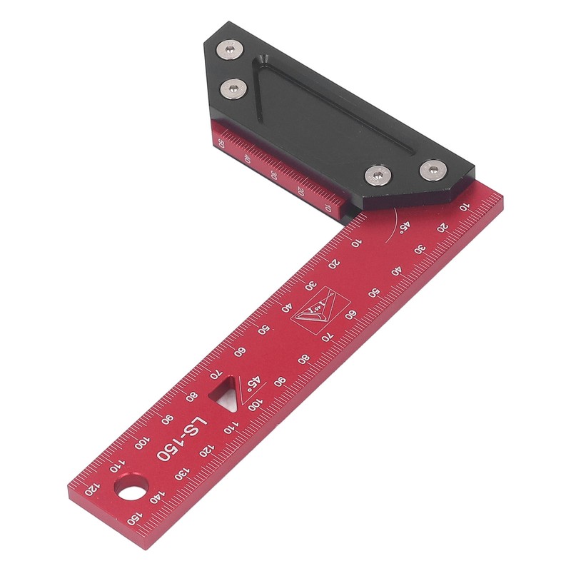 150mm Double 45 Degree Woodworking Angle Ruler L Measurements Ruler