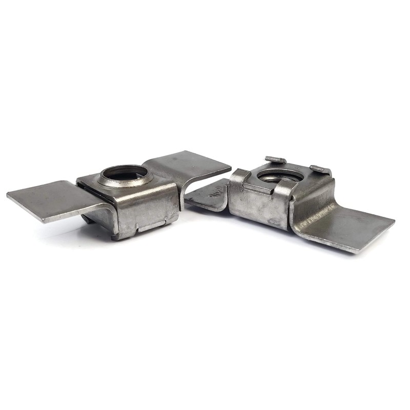 Retainer Weld Nuts - Plain Steel 3/8"-16 QTY 25