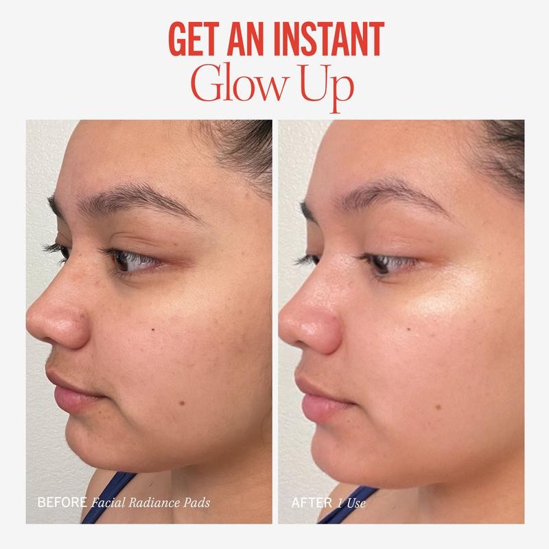 Facial Radiance Pads with Glycolic + Lactic Acids:_28 pads
