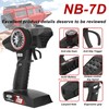 NEEBRC Transmisor RC de 7 canales con receptor, sistema de