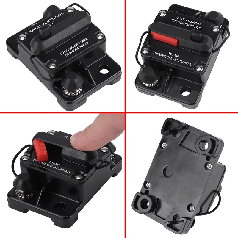 Auto Audio Leitungsschutzschalter 150A DC 12V-42V Inline Schutzschalter für Automobil-,